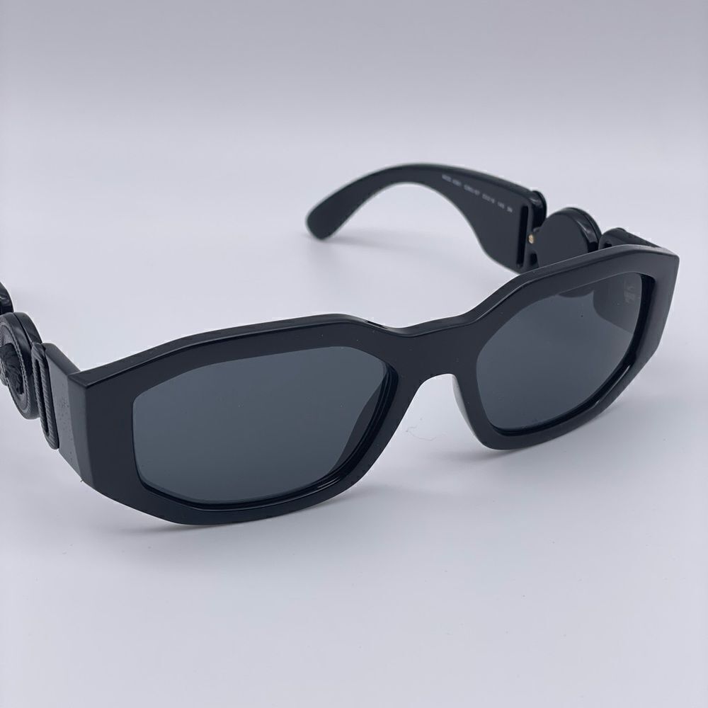 VERSACE Sunglasses VE4361 536087 Black/Dark Grey Unisex NEW